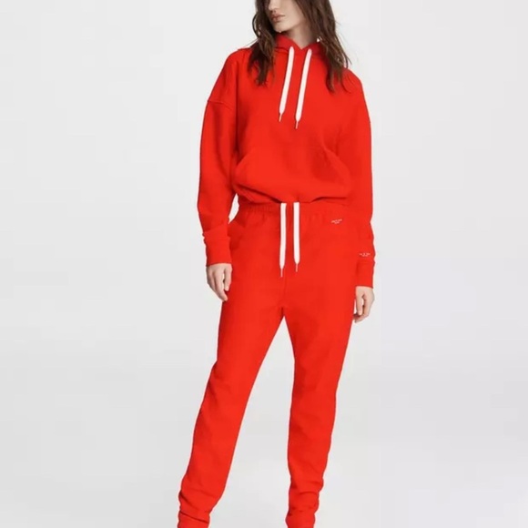 rag & bone Pants - rag & bone Bright Red Women's Jogger Set